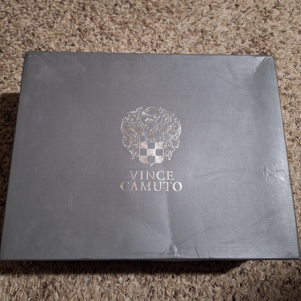 Vince Camuto Blue Strappy Heeled Sandals - Picture 7 of 8